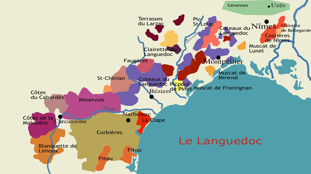 carte minervois AOC